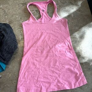 Women’s, pink, razor back lululemon tank